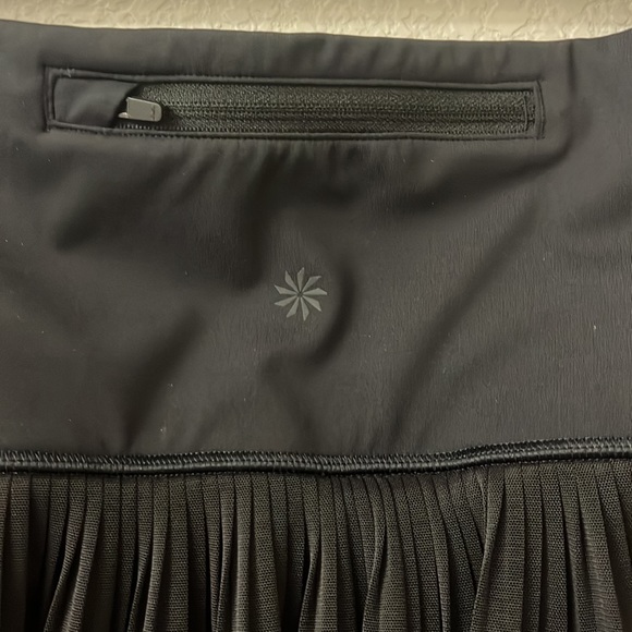 Athleta athletic black pleated skirt size XS (1) - Picture 3 of 5